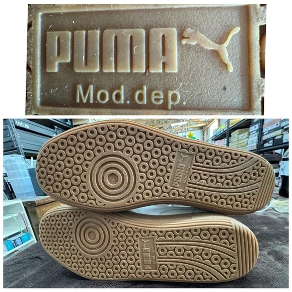 Puma Beige leather Sneakers size 13 - Picture 9 of 10